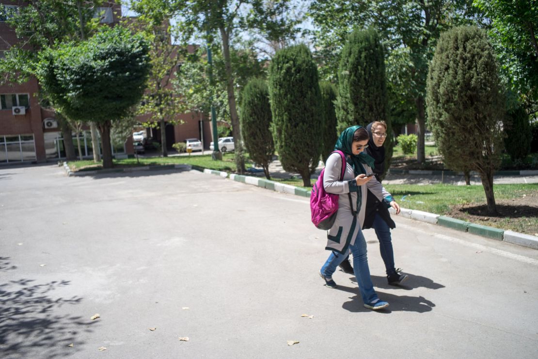 Women in Iran are expected to conform to strict rules on dress, wearing headscarves and modest clothes.