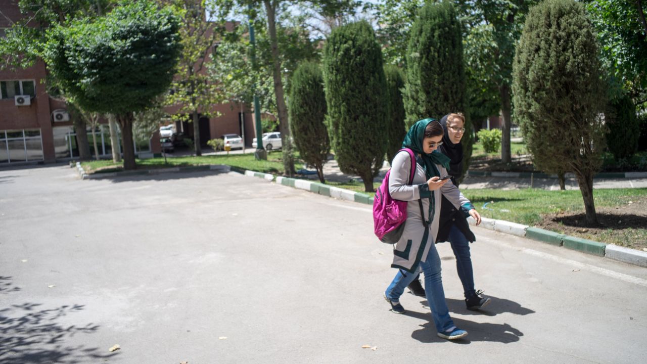 Women in Iran are expected to conform to strict rules on dress, wearing headscarves and modest clothes.