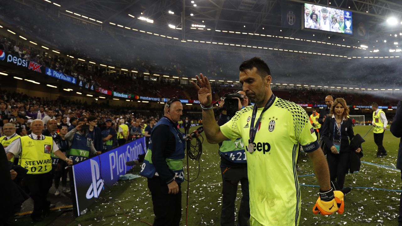 Buffon has conceded six goals against Cristiano Ronaldo in five Champions League games