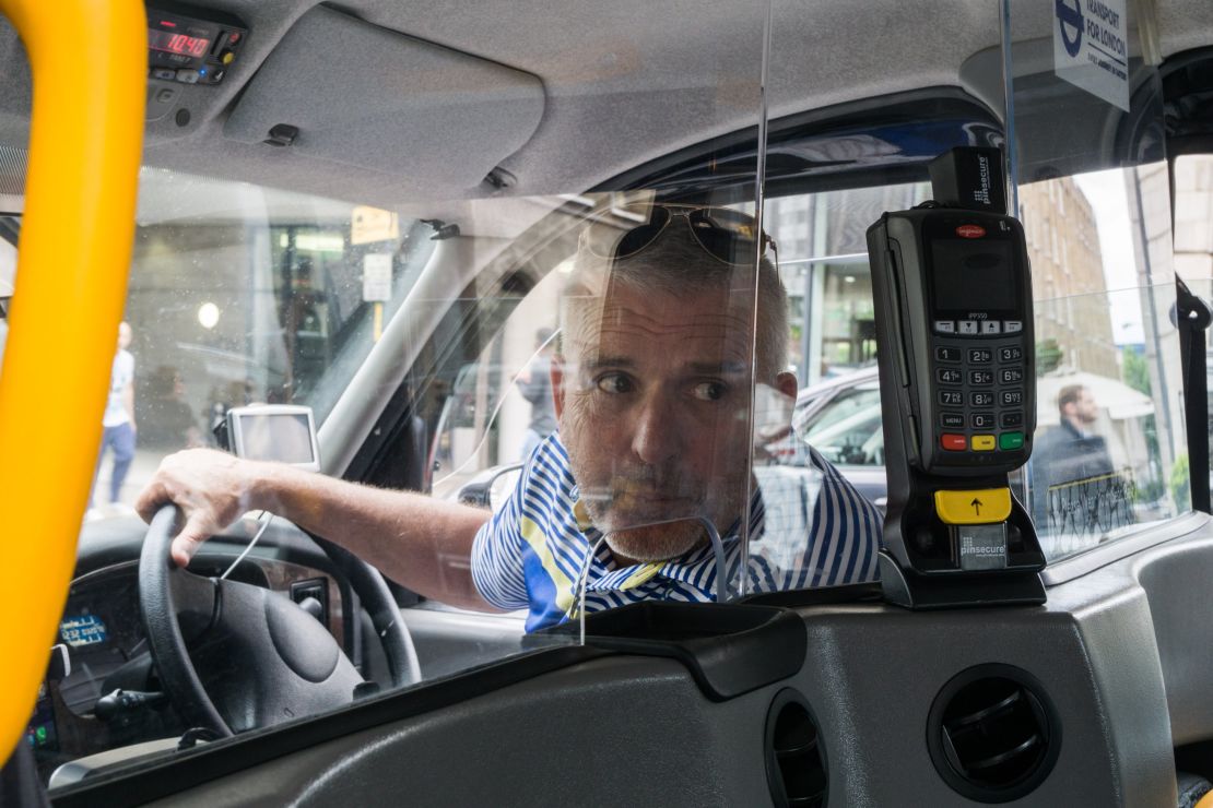 Danny Hussey has worked as a black cab driver for 17 years. He said traffic has dropped recently.