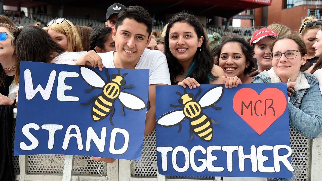 "Our response to this violence must be to come closer together, to help each other, to love more, to sing louder and to live more kindly and generously than we did before," Grande said.