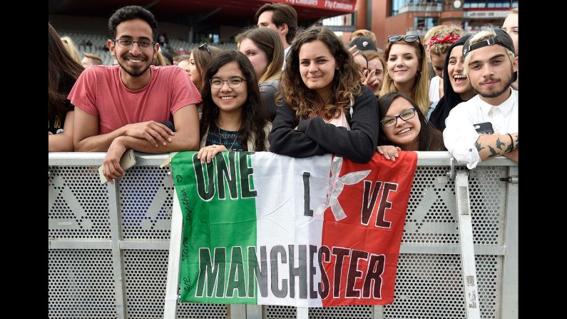 Fans at the concert.