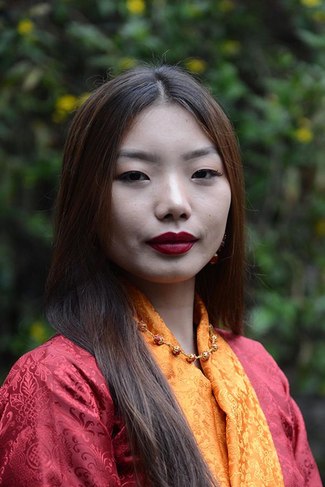 Tenzin Paldon, the winner of Miss Tibet 2017.