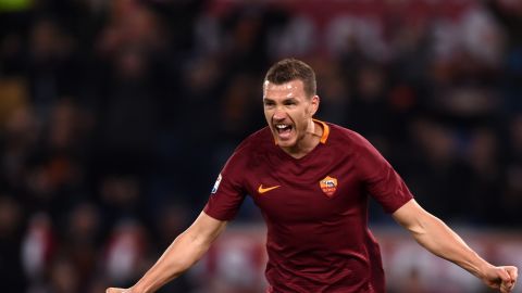 Roma forward Edin Dzeko scored 29 goals in 33 league games last season.