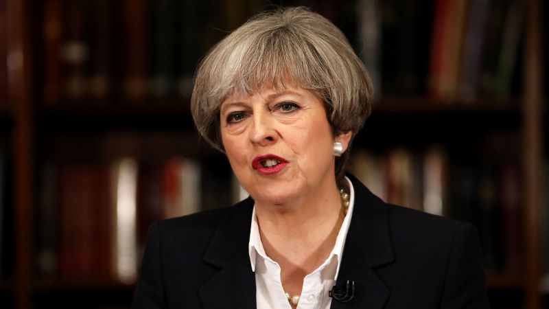 Theresa Mays ‘brexit Election Has Turned Into Into A Day Of Reckoning On Security Cnn 6820