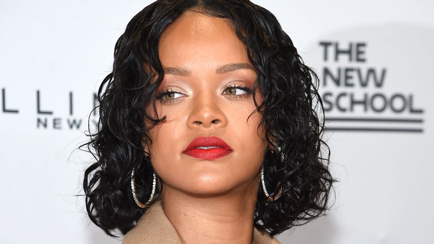 NEW YORK, NY - MAY 22:  Honoree Rihanna attends the 69th Annual Parsons Benefit at Pier 60 on May 22, 2017 in New York City.  (Photo by Jamie McCarthy/Getty Images for The New School)