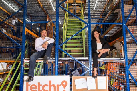Idriss Al Rifai and Joy Ajlouny, founders of Fetchr, a Dubai-based delivery service which uses your smartphone as your location. The start up, which operates in a number of countries in the Middle East, has just received $41 million in additional investment to expand the company.