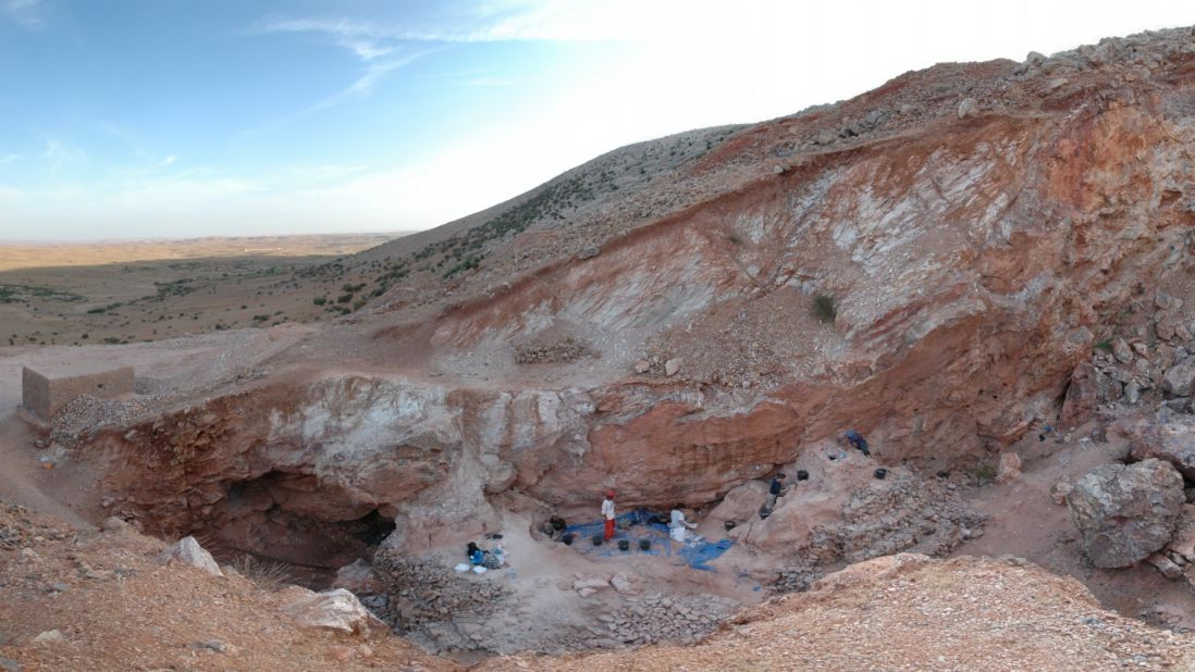 Before mining, the area of the excavation site was a cave where early hominins could take shelter and clean and cook the animals they hunted.