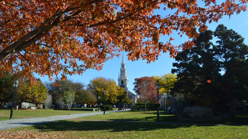 <strong>Queen Anne Square:</strong> Not every small town can boast about a town square designed by Maya Lin, but Newport can. 