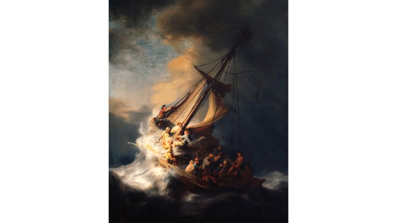 Rembrandt's "The Storm on the Sea of Galilee" was one of 13 artworks stolen from Boston's <a href="index.php?page=&url=http%3A%2F%2Fwww.gardnermuseum.org%2Fhome" target="_blank" target="_blank">Isabella Stewart Gardner Museum</a> in 1990, which still haven't been found. Check out the gallery for other valuable stolen artworks that authorities have yet to track down. 