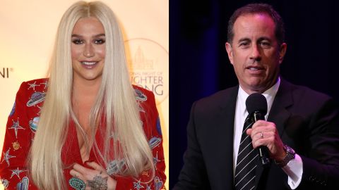 Jerry Seinfeld said he and Kesha laughed about their awkward exchange.