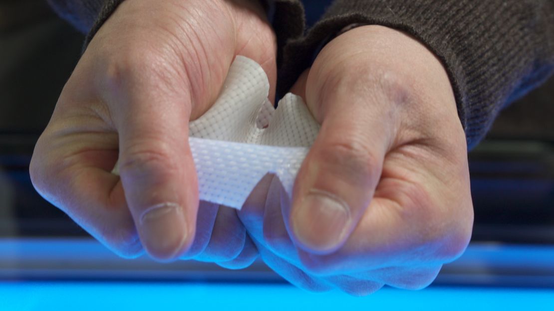 This soft durable material could be used to create artificial ligaments and organs. 