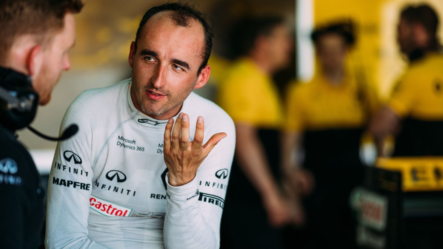Robert Kubica completed a F1 test with his former team Renault on Tuesday.