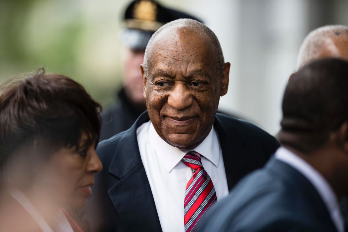 Bill Cosby arrives for his assault trial.