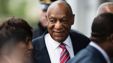 Bill Cosby arrives for his assault trial.