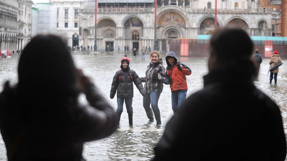 <strong>Too expensive to live in: </strong>"Living in Venice is becoming more and more difficult," says Elena Scara who runs a hotel in Venice. "Shops such as grocery stores, butchers, bakeries and book shops are closing to leave space for souvenir shops, and because Venice is becoming more and more expensive." 