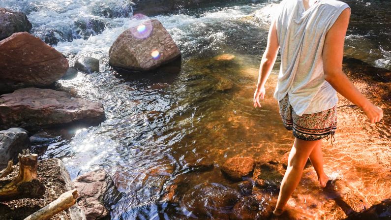 <strong>Forest bathing in Arizona's nature: </strong>Step outside of L'Auberge de Sedona hotel with a certified forest therapy guide to take time to experience the elements of the natural world.  