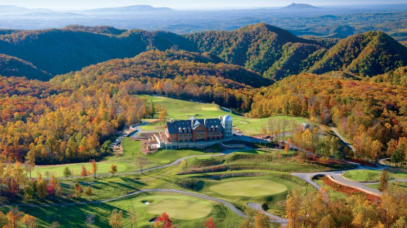 <strong>Golf in Virginia's Blue Ridge Mountains: </strong>Guests at Primland can take intro or higher level golf classes and enjoy its 18-hole Highland Course.