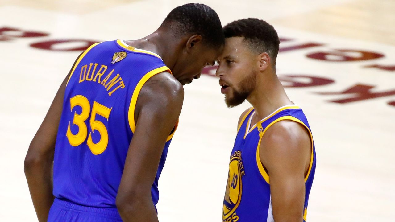 Durant and Curry were a potent 1-2 punch for the Warriors all series.