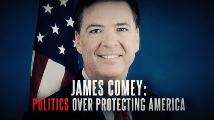 Super PAC ad attacks Comey before testimony newday_00000000.jpg