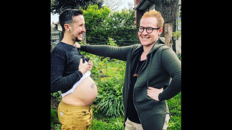 Transgender man gives birth to boy photo pic