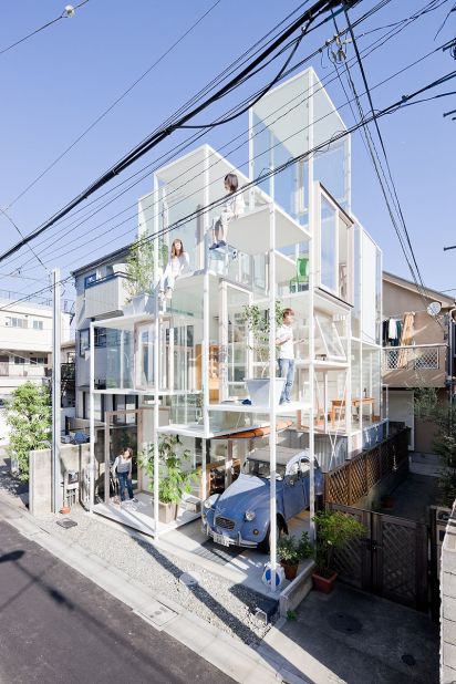 Even in dense urban areas, Japanese architecture sits in harmony with the built environment, as exampled in Fujimoto's projects. 