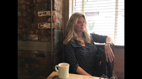 Marjorie Sweeney watched Comey's testimony from a coffee shop in Brooklyn.