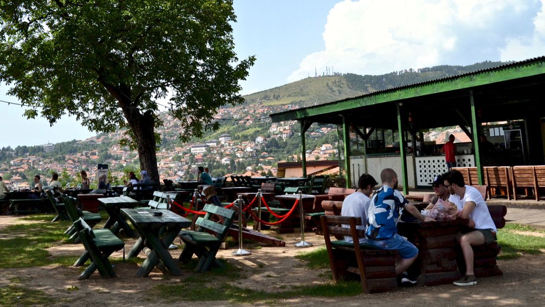 <strong>A view from above: </strong>A cafe opened in the Yellow Fortress in 2016, with outdoor picnic tables and a fantastic view of the city, especially in the sunset.