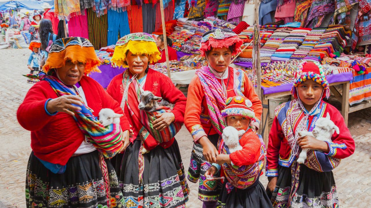 <strong>Sunday market: </strong>Pisac is also known for its expansive weekend markets -- a great place to buy knitted alpaca wool clothing, ceramics and finely wrought silver.