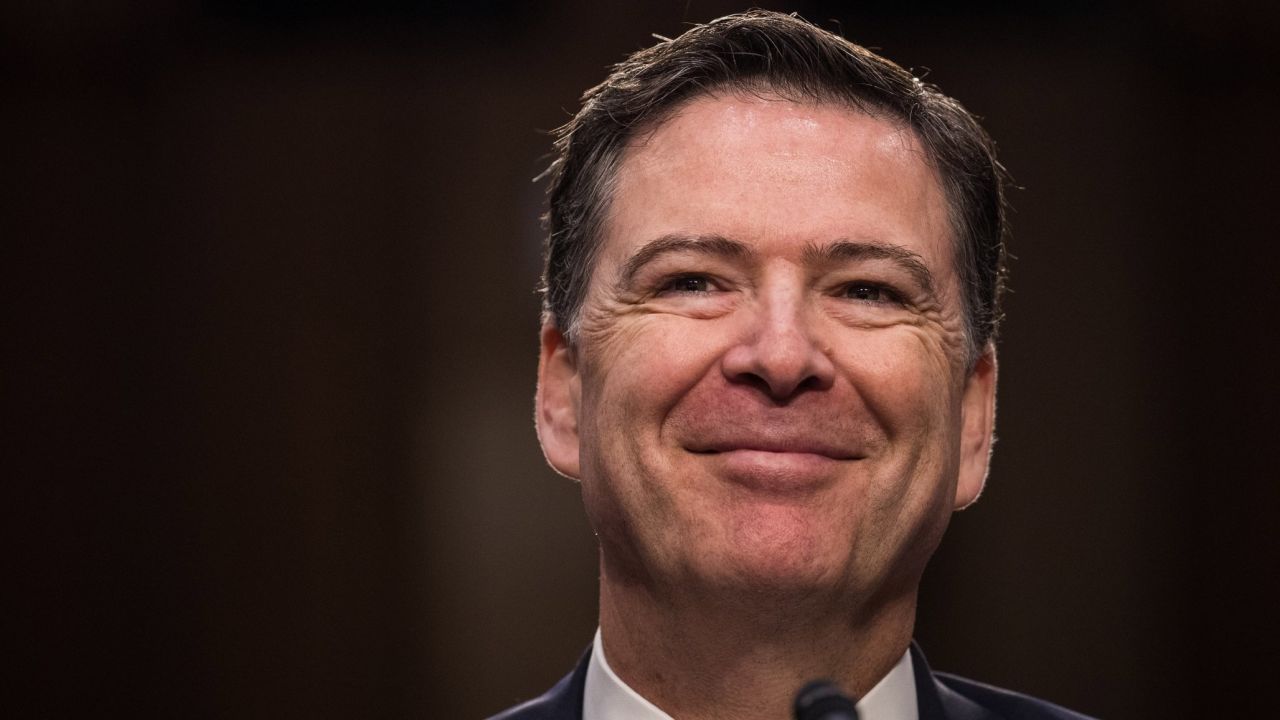 Former FBI Director James Comey testifies before the Senate Intelligence Committee in the Hart Senate Office Building on Capitol Hill June 8, 2017 in Washington, DC. Comey said that President Donald Trump pressured him to drop the FBI's investigation into former National Security Advisor Michael Flynn and demanded Comey's loyalty during the one-on-one meetings he had with president. 