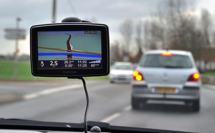 The first commercially available car navigation system was released in 1981 by Japanese company Honda. It was called the Electro Gyro-Cator and used inertial navigation systems. This system is not based on satellites. But if you knew the distanced traveled, the start point and the direction your were heading, then the sat nav could guide you. 