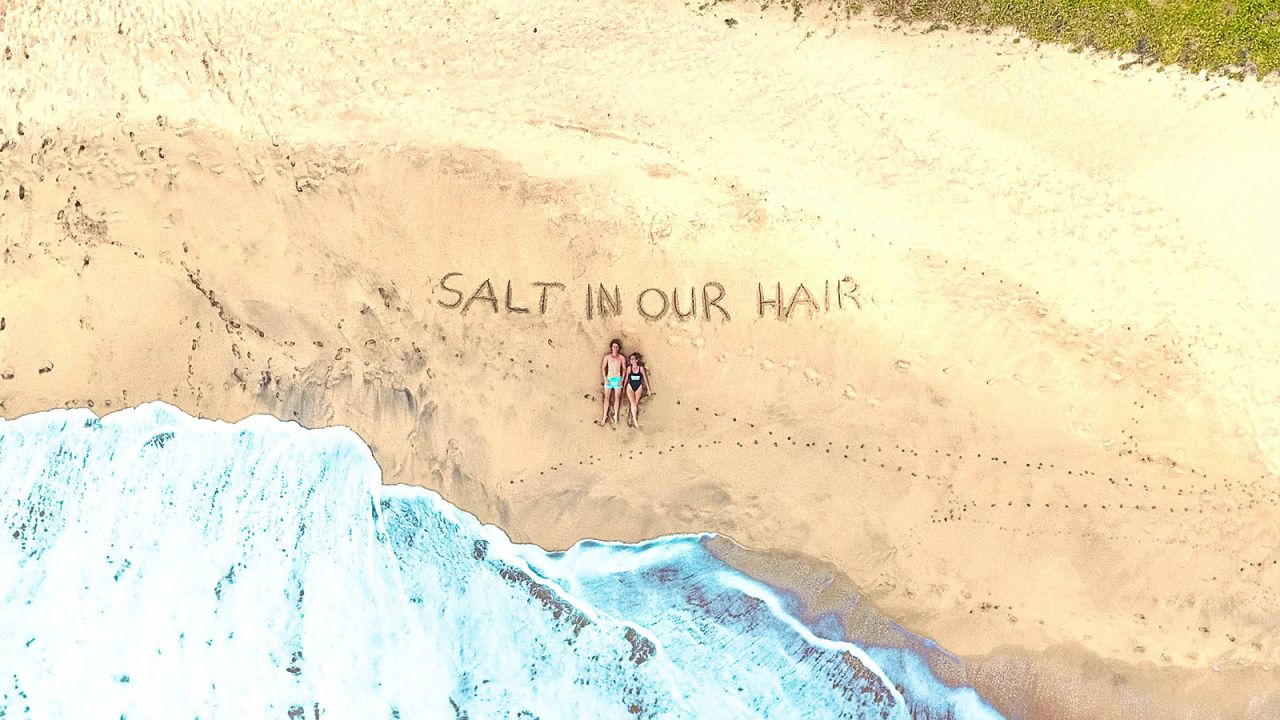 <strong>Salt in our Hair: </strong>Hannah Spelt and Nick Noordijk post sun-drenched scenes of frolicking through fields in Holland, swinging from palm trees in Sri Lanka and lounging by pools in Marrakech on their shared account <a href="https://www.instagram.com/saltinourhair/" target="_blank" target="_blank">Salt in our Hair</a>.