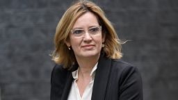   Home Secretary Amber Rudd arrives at number 10, Downing Street, ahead of a cabinet meeting on March 14, 2017 in London, England. (Photo by Leon Neal/Getty Images)