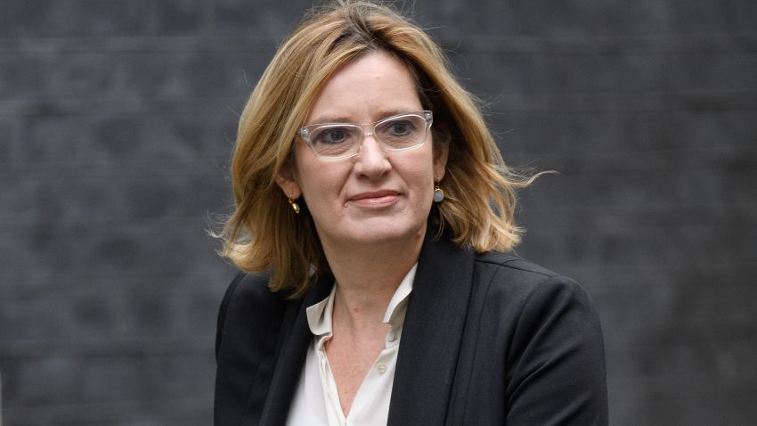 Home Secretary Amber Rudd arrives at number 10, Downing Street, ahead of a cabinet meeting on March 14, 2017 in London, England. (Photo by Leon Neal/Getty Images)