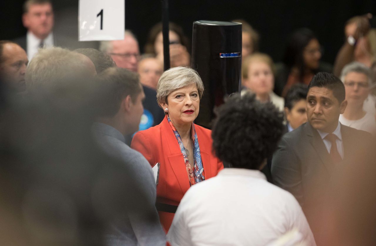 In a speech to her constituency in Maidenhead, England, May said that "at this time more than anything else, this country needs a period of stability."