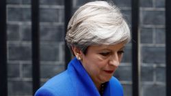 Britain's Prime Minister and leader of the Conservative Party Theresa May leaves 10 Downing Street in central London on June 9, 2017, en route to Buckingham Palace to meet Queen Elizabeth II, the day after a general election in which the Conservatives lost their majority.
British Prime Minister Theresa May will on Friday seek to form a new government, resisting pressure to resign after losing her parliamentary majority ahead of crucial Brexit talks. May is set to meet the head of state Queen Elizabeth II and ask for permission to form a new government, according to her Downing Street office. / AFP PHOTO / Odd ANDERSEN        (Photo credit should read ODD ANDERSEN/AFP/Getty Images)