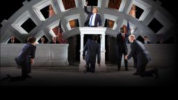 An image from the production of "Julius Caesar" by the New York Public Theater.