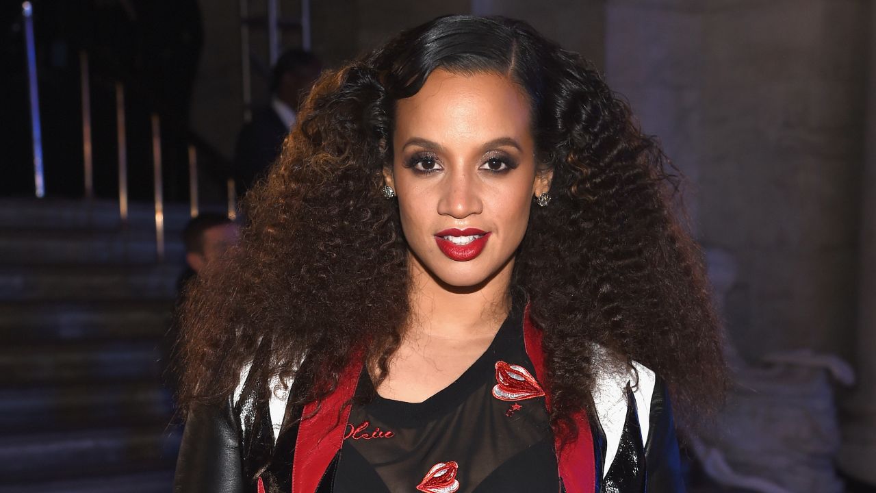 Dascha Polanco attends the Front Row for the Philipp Plein Fall/Winter 2017/2018 Women's And Men's Fashion Show at The New York Public Library on February 13, 2017.