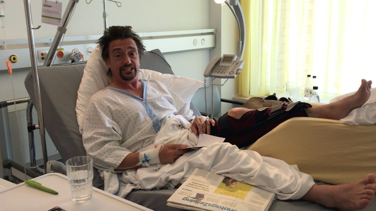 Richard Hammond is in hospital after suffering injuries in a car crash.