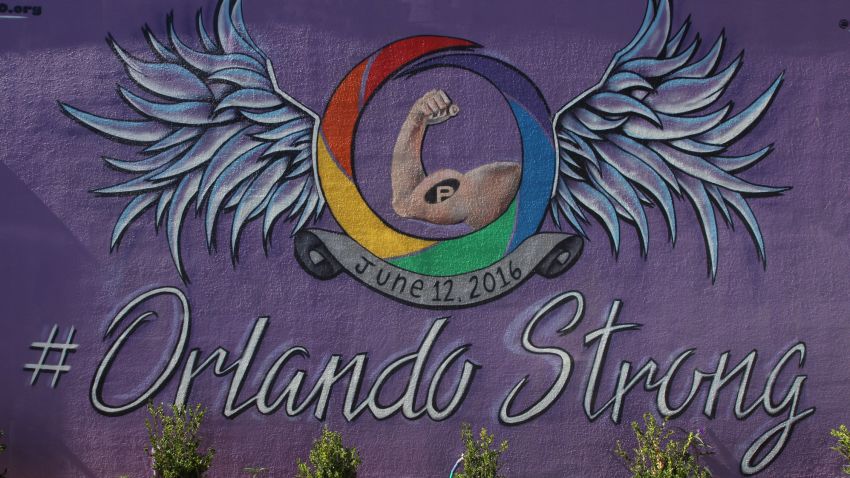 Pulse Orlando murals and inspirational messages throughout the city.