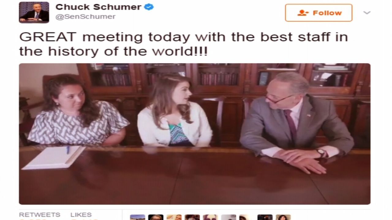 Schumer Trolls Trump