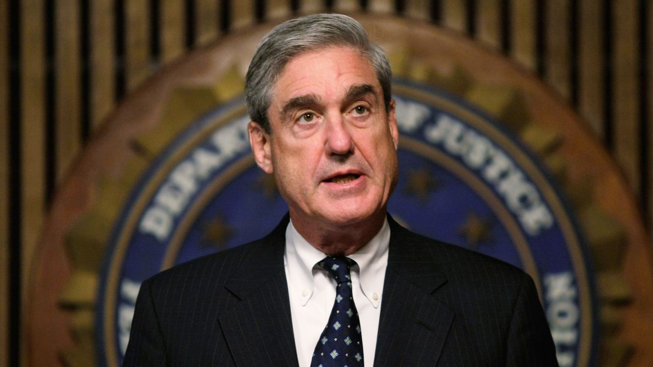 FBI Director Robert Mueller speaks during a news conference at the FBI headquarters June 25, 2008, in Washington, DC. The news conference was to mark the 5th anniversary of Innocence Lost initiative.