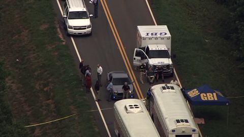 The scene where Georgia prison inmates Donnie Russell Rowe and Ricky Dubose escaped on Tuesday morning.