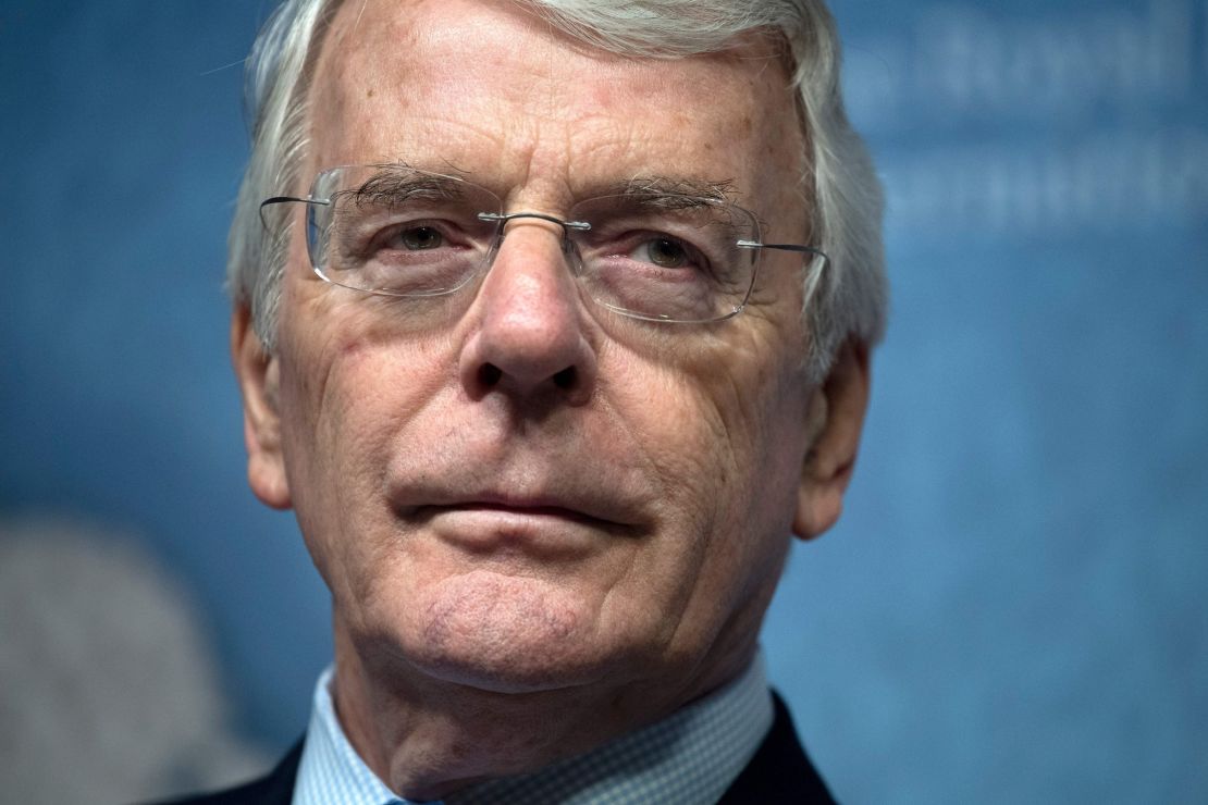 Former British Prime Minister John Major.