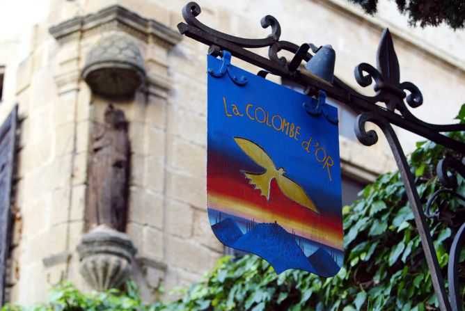 La Colombe d'Or is a Riviera institution. It's an inn and restaurant which has attracted Europe's creative elite since the 1930s. For decades the cream of modern art propped up its bar, and spent many lazy summer days out on the terrace. As a result, it has in its possession one of the finest collections of art in the world.