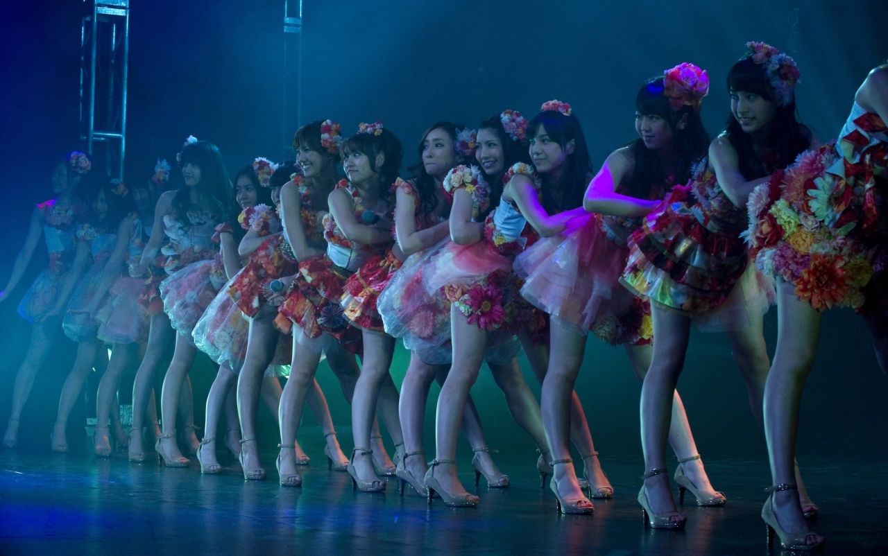 Japanese pop group AKB48 performed at the Lincoln Theater in Washington on March 27, 2012.