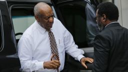 Actor Bill Cosby arrives at the Montgomery County Courthouse on June 14, 2017 in Norristown, Pennsylvania. The US jury presiding over the Bill Cosby trial will deliberate for a third day after failing to reach a verdict on whether the disgraced cultural icon drugged and sexually assaulted a woman 13 years ago. The 79-year-old legendary entertainer, once loved by millions as "America's Dad," risks being sentenced to spend the rest of his life in prison if convicted on three counts of aggravated indecent assault. 