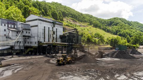A view of the Superior Processing Inc. coal mine in McDowell County, West Virginia.