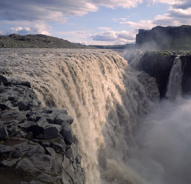 <strong>Dettifoss</strong> -- This waterfall in Vatnajökull National Park in northeast Iceland is reputed to be the most powerful in Europe.