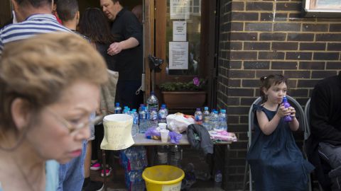 Five-year-old Thea West escaped from Grenfell Tower with her family.
